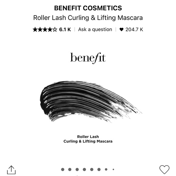 Benefit Cosmetics Roller Lash Curling and Lifting Mascara - Picture 2 of 4